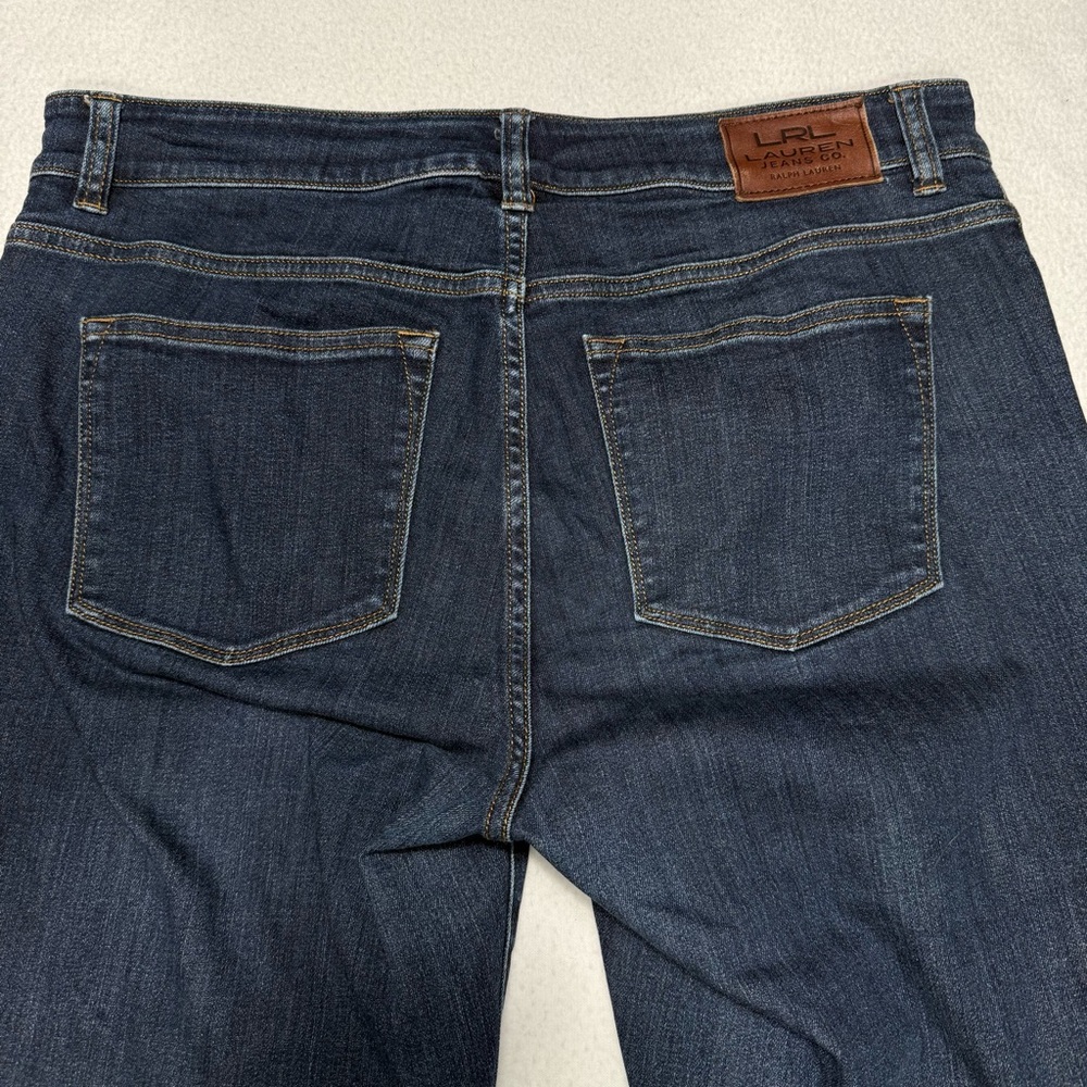 2/$30 LRL Lauren Jeans Co Ankle Length Straight Leg Jeans Size 10 #2198 - Picture 5 of 6